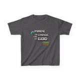 Made in the Image of God | Genesis 1:27 Christian Minecraft-Inspired Kids Tee