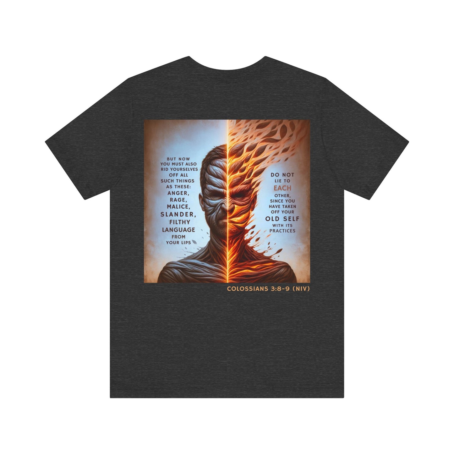 Put Off the Old Self — Colossians 3:8-9 Tee | Unisex Jersey Short Sleeve Christian T-Shirt