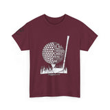 Philippians 4:13 Golf Tee | Christian Sports Shirt | Faith-Based Athletic Apparel | Unisex Heavy Cotton