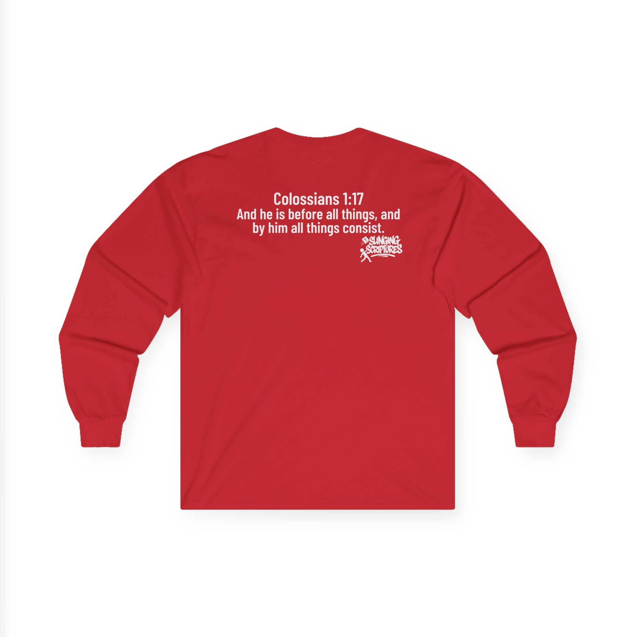 GOAT — God Over All Things | Colossians 1:17 Long Sleeve Unisex Christian T-Shirt