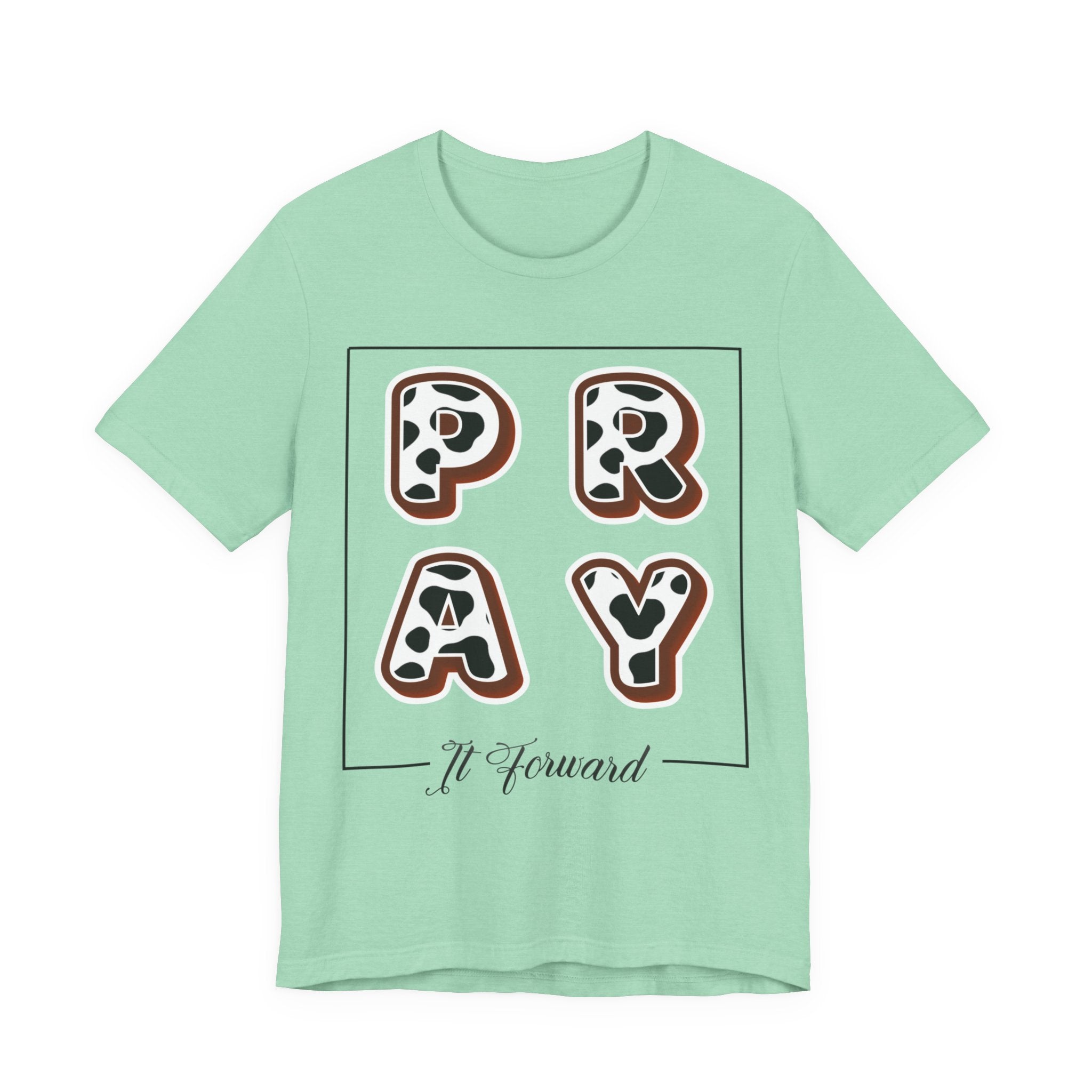 Pray It Forward Tee — Romans 12:12 | Unisex Christian Jersey T-Shirt | Inspirational Prayer Shirt | Faith-Based Apparel