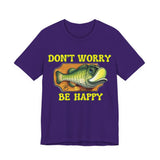 Funny Fish Tee | Philippians 4:6–7 Scripture Shirt | Christian Fisherman T-Shirt | Unisex Jersey Short Sleeve