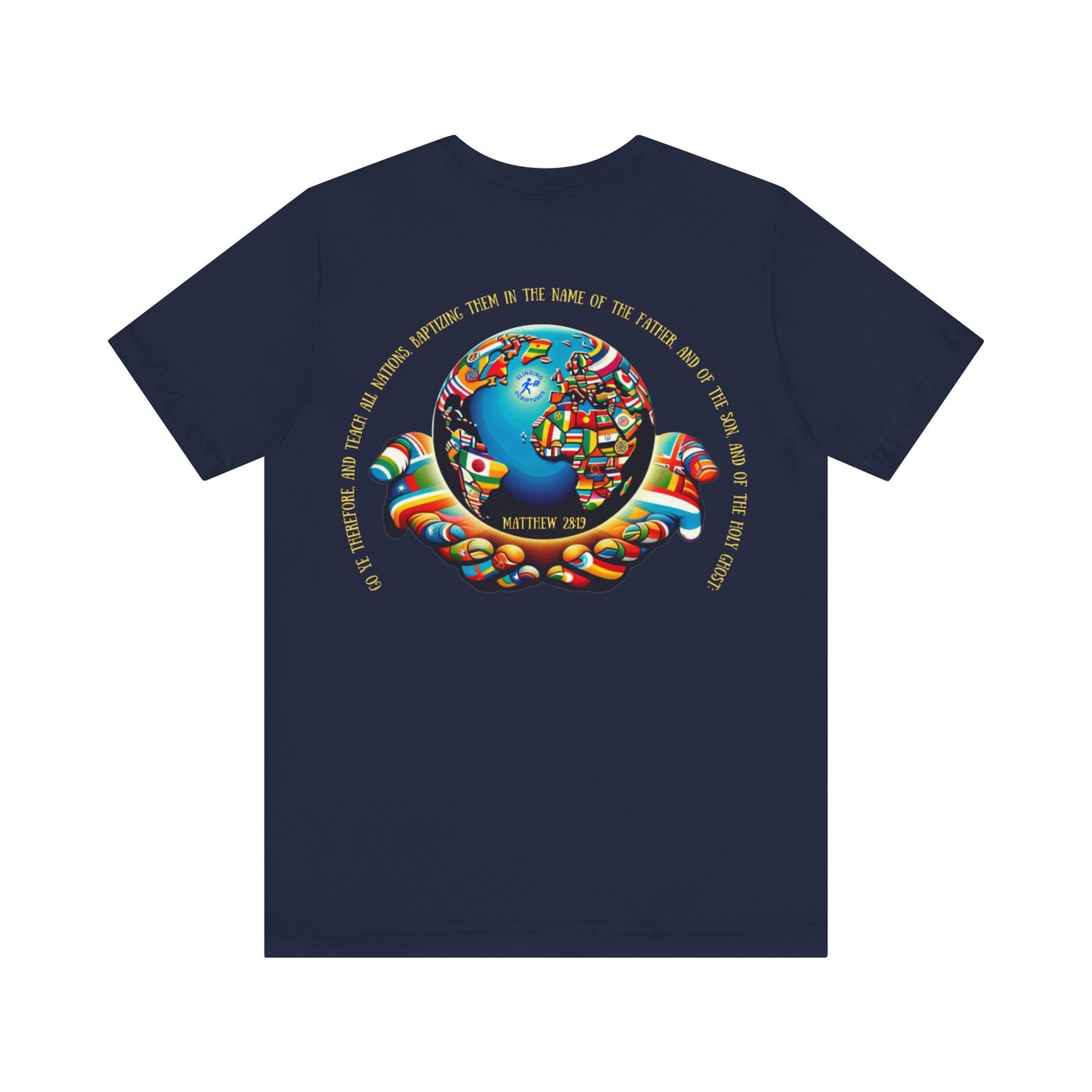 Matthew 28:19 Global Mission Tee — Unisex Jersey Short Sleeve Christian T-Shirt
