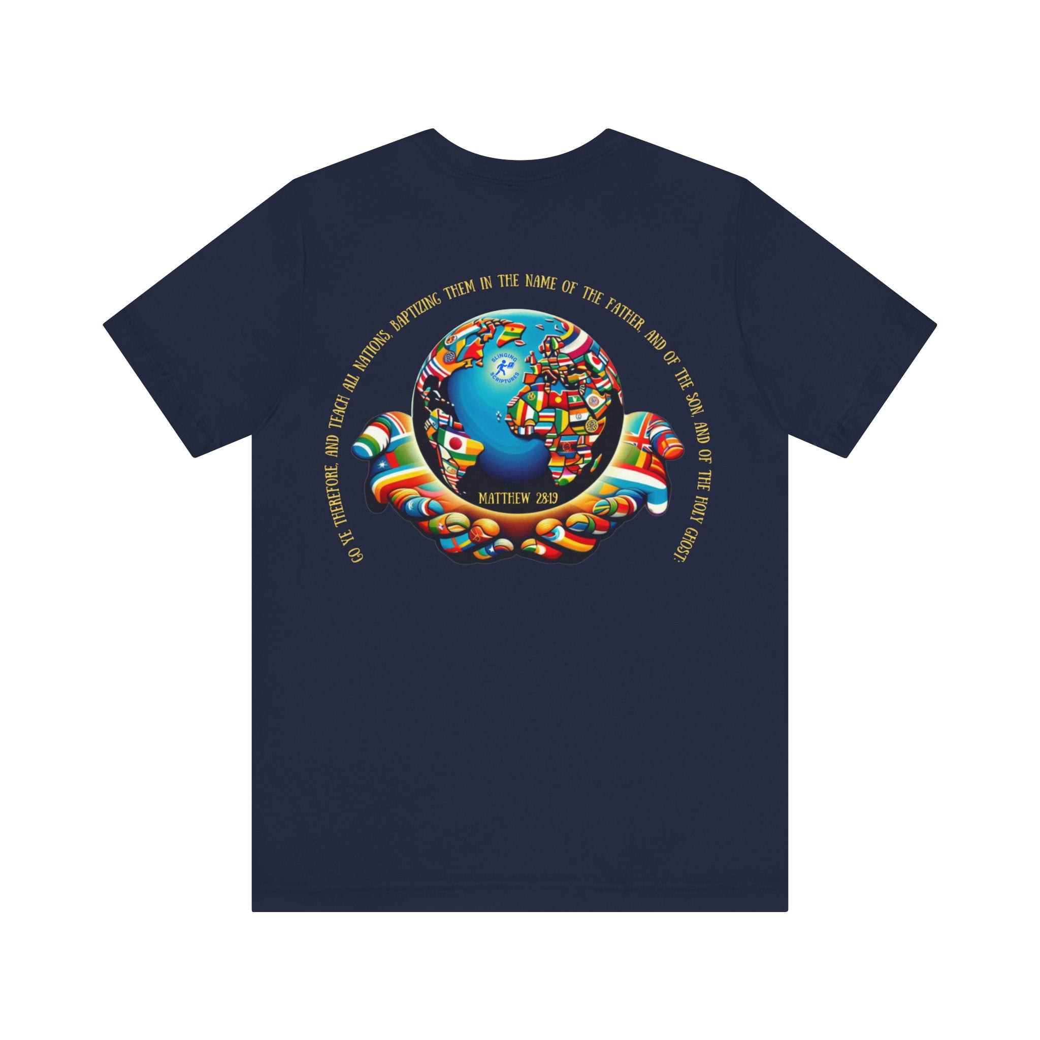 Matthew 28:19 Global Mission Tee — Unisex Jersey Short Sleeve Christian T-Shirt