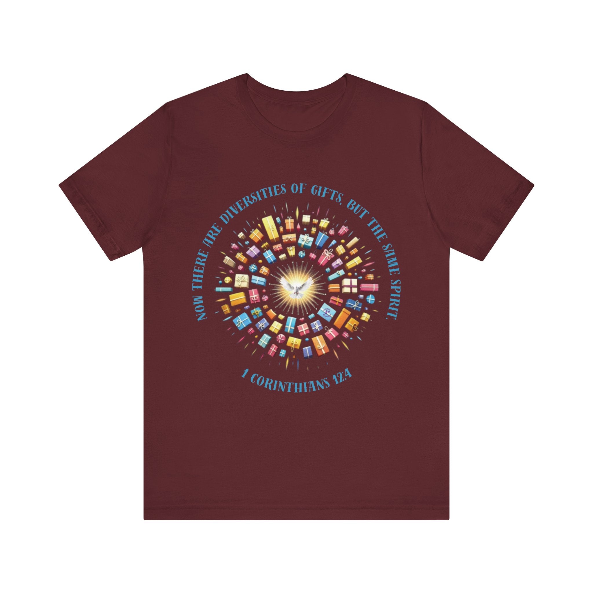 Diversity of Gifts — 1 Corinthians 12:4 | Unisex Jersey Short Sleeve Christian T-Shirt