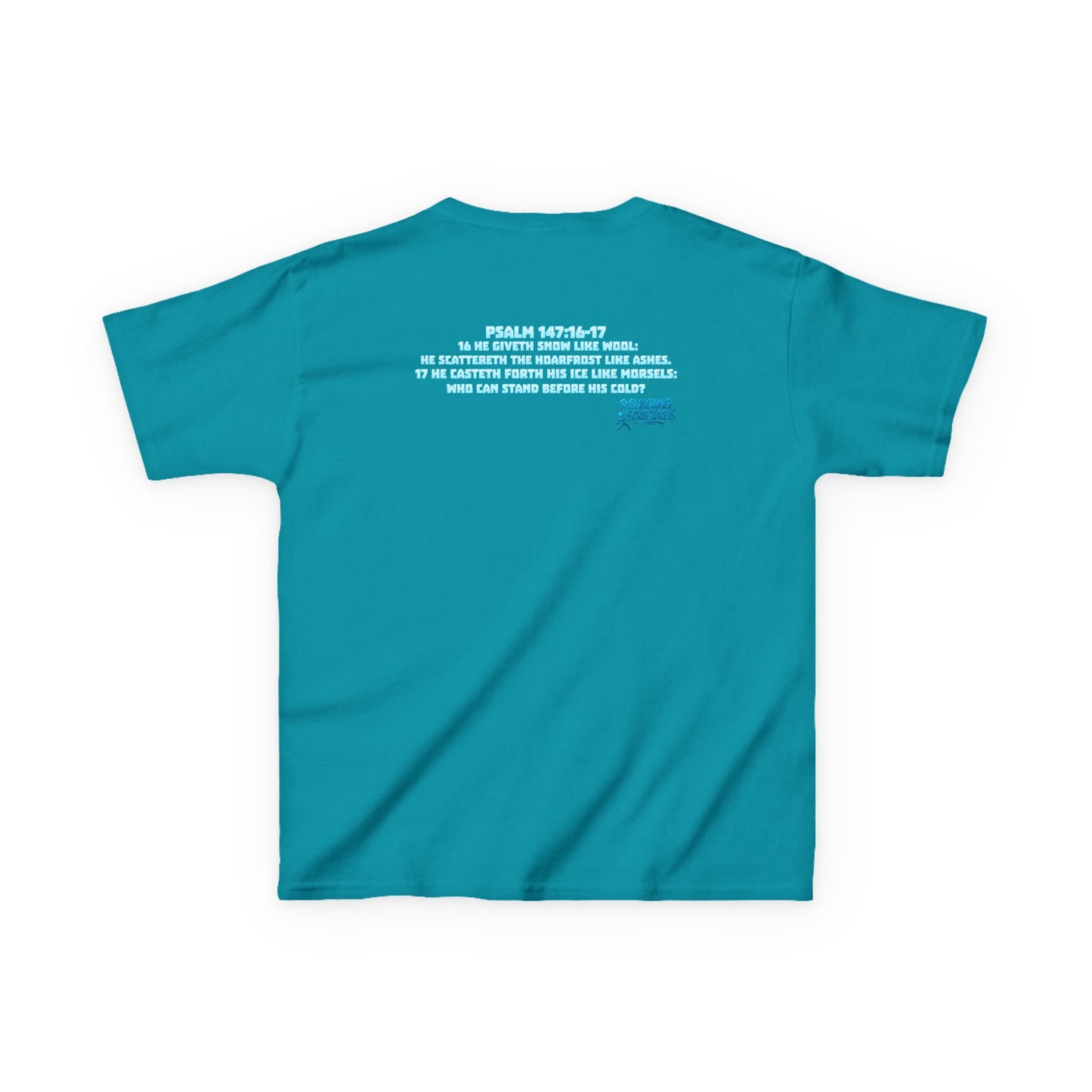 Whiter Than Snow — Psalm 147:16-17 | Kids Winter Faith Tee