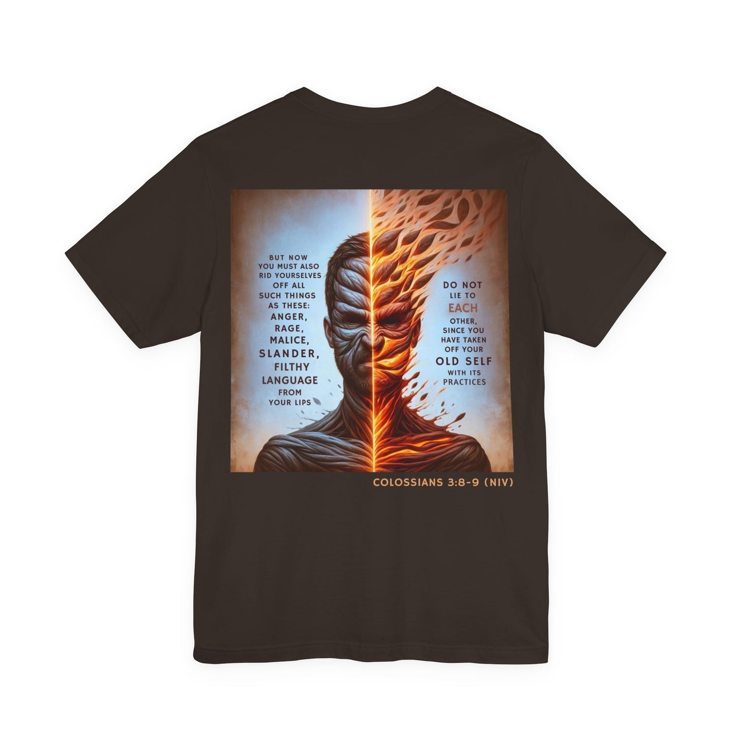Put Off the Old Self — Colossians 3:8-9 Tee | Unisex Jersey Short Sleeve Christian T-Shirt