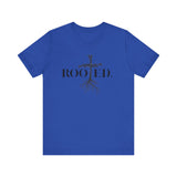 Rooted in Christ | Colossians 2:6-7 Scripture Tee | Unisex Christian T-Shirt