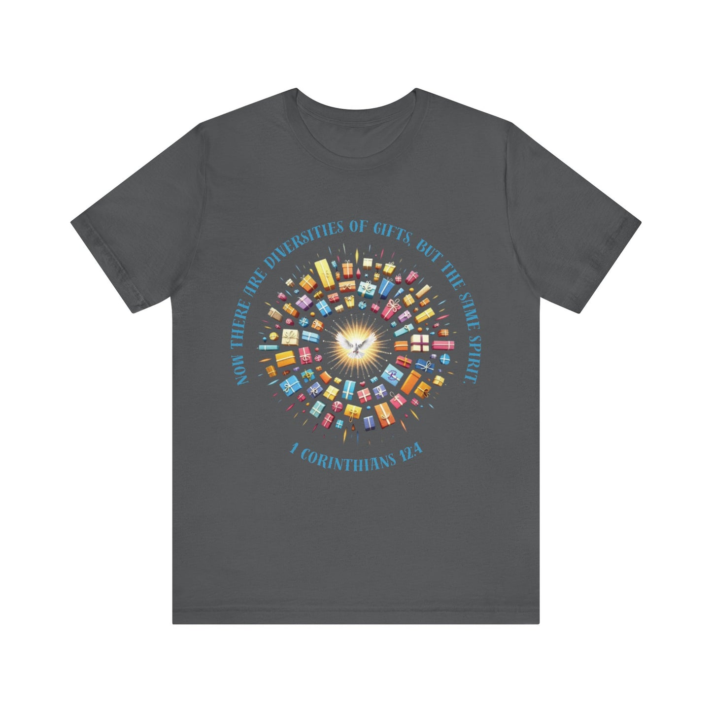 Diversity of Gifts — 1 Corinthians 12:4 | Unisex Jersey Short Sleeve Christian T-Shirt
