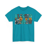 Blessed memaw Sunflower T-Shirt | Faith-Inspired Grandma Tee