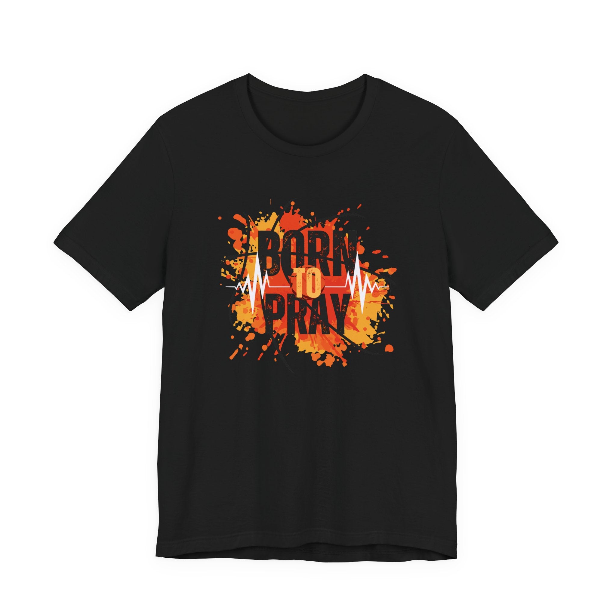 Born to Pray Tee | Christian Basketball Shirt | Unisex Jersey Short Sleeve | Inspirational Faith & Sports Apparel