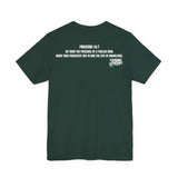 Certified Walk-Away Specialist — Proverbs 14:7 —  Unisex Jersey Short Sleeve Christian T-Shirt