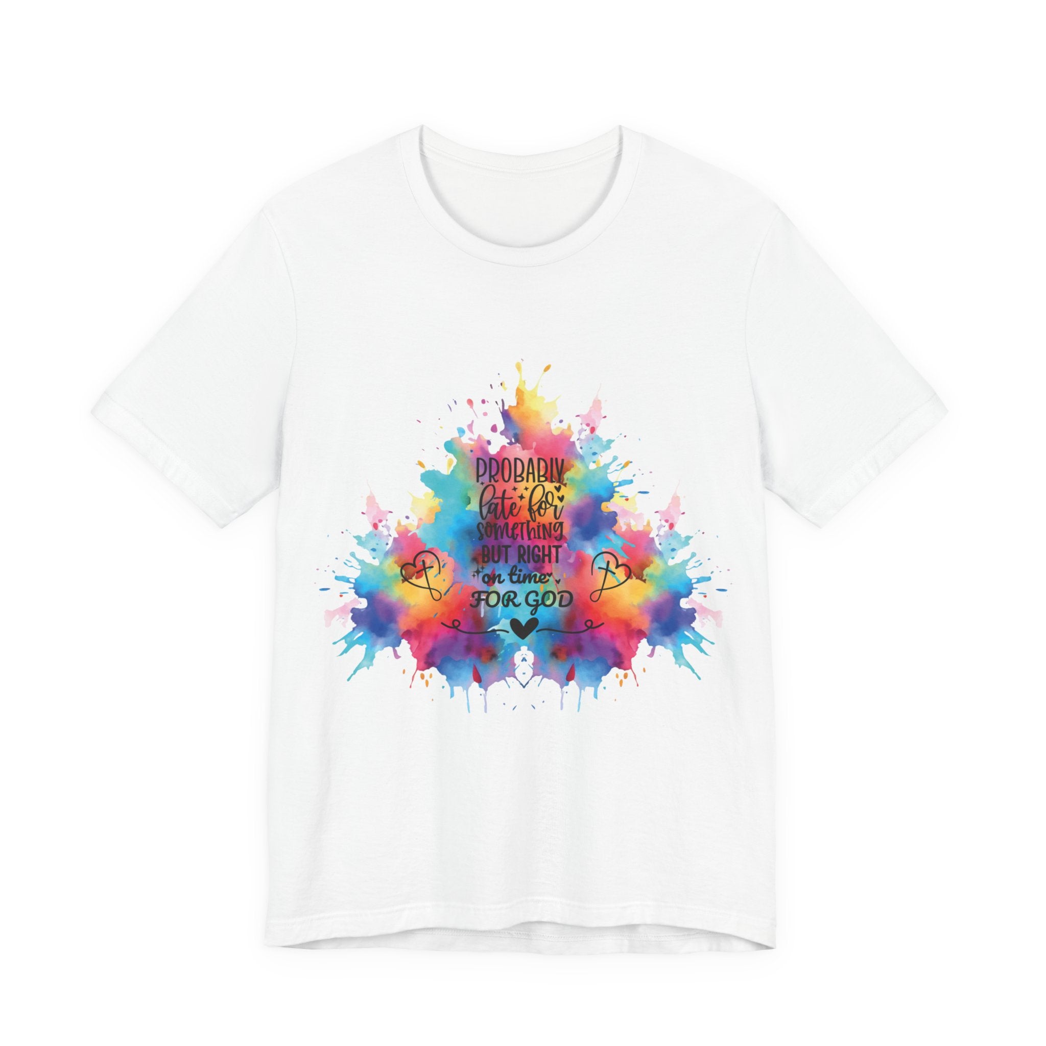 Ecclesiastes 3:1 T-Shirt – Unisex Jersey Short Sleeve Tee with Color Splash Artwork, Inspirational Bible Verse