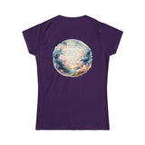 Psalm 9:1 Women’s Christian T-Shirt – Inspirational Softstyle Comfort Tee, Faith & Hope Apparel, Religious Gift