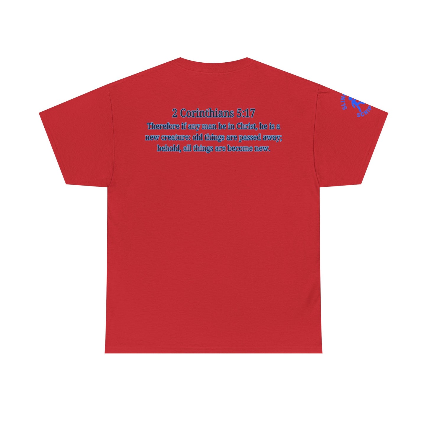Restored by the Lord Tee | 2 Corinthians 5:17 Scripture Shirt | Christian Rebuild T-Shirt | Unisex Heavy Cotton Tee
