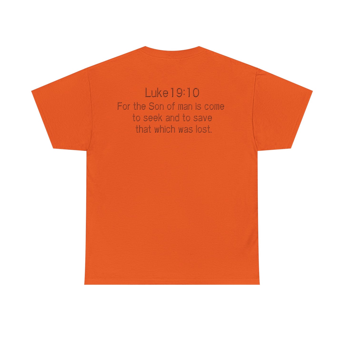 Luke 19:10 “Pick Jesus” Christian T-Shirt | Unisex Heavy Cotton Faith & Worship Tee