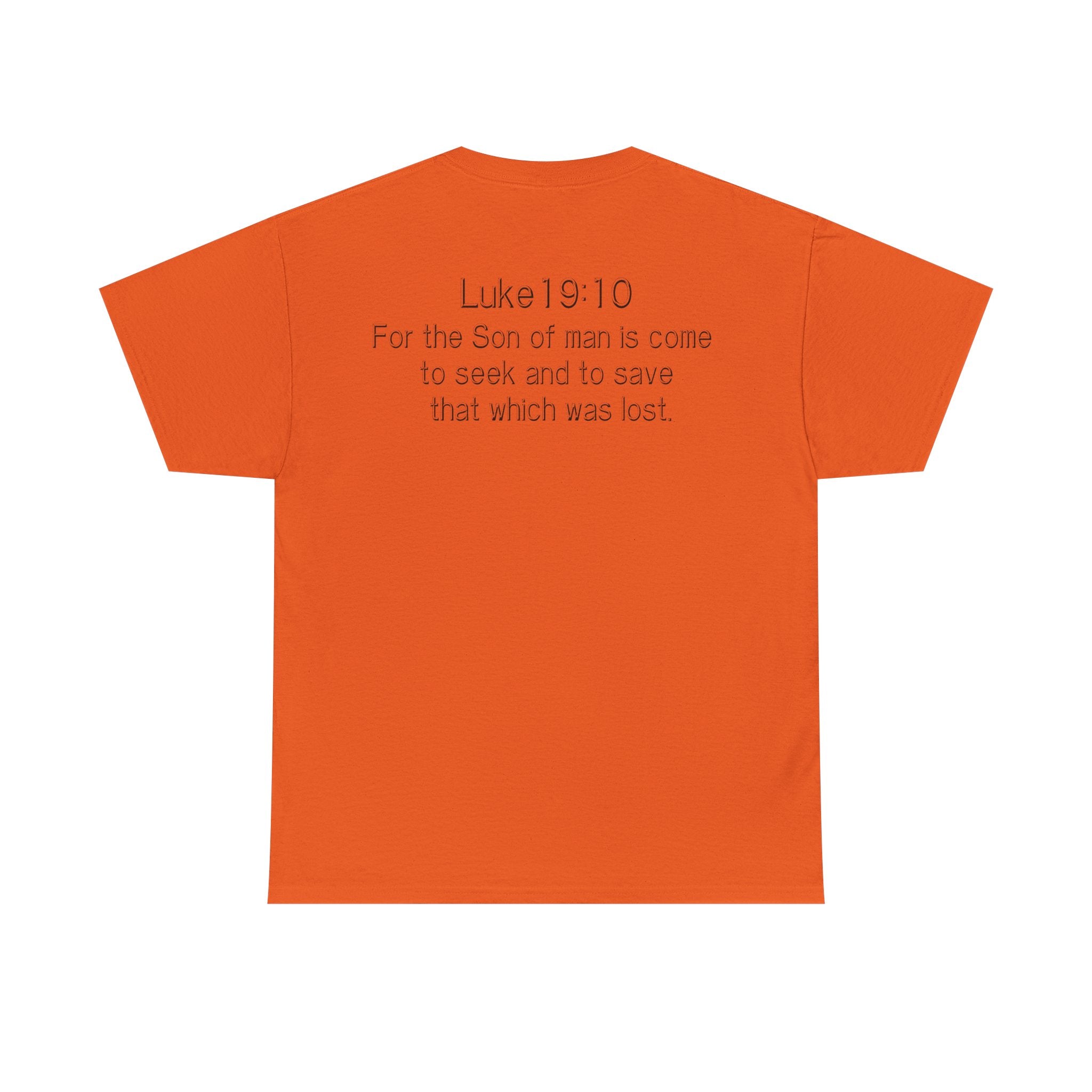 Luke 19:10 “Pick Jesus” Christian T-Shirt | Unisex Heavy Cotton Faith & Worship Tee