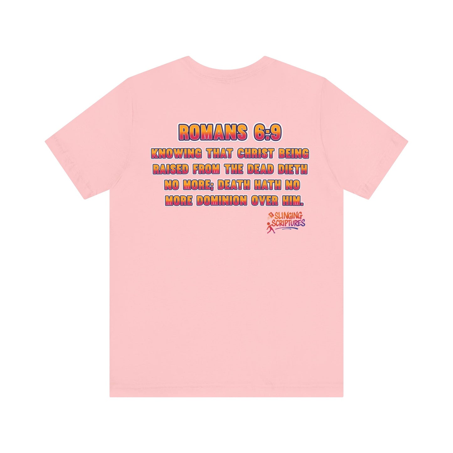 Jesus Deadlifter Tee – Romans 6:9 Unisex Jersey T-Shirt, Gym Shirt, Fitness Apparel, Biblical Strength Tee
