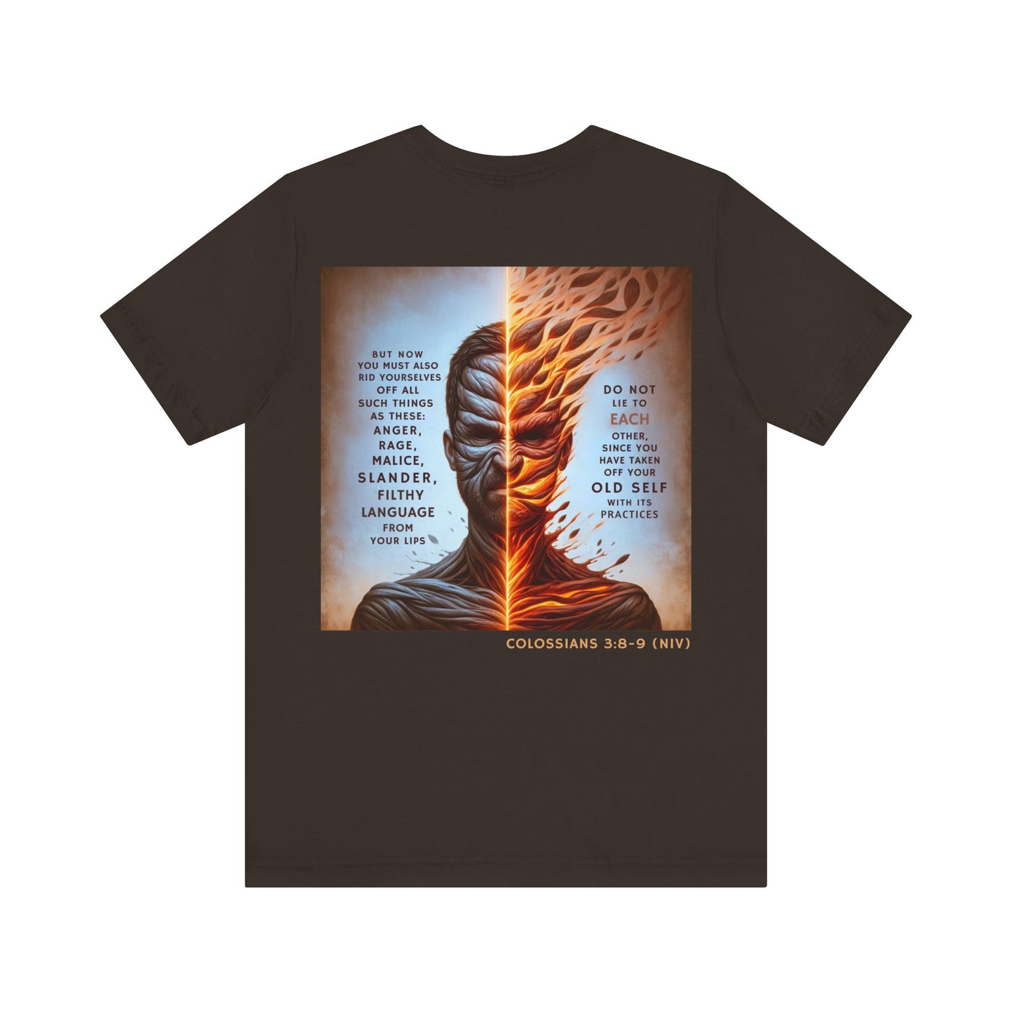 Put Off the Old Self — Colossians 3:8-9 Tee | Unisex Jersey Short Sleeve Christian T-Shirt