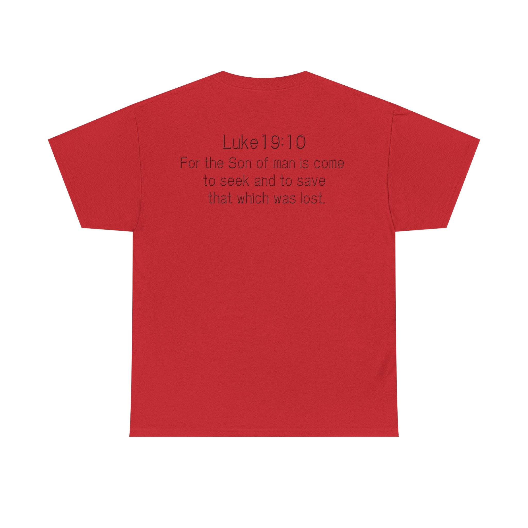 Luke 19:10 “Pick Jesus” Christian T-Shirt | Unisex Heavy Cotton Faith & Worship Tee