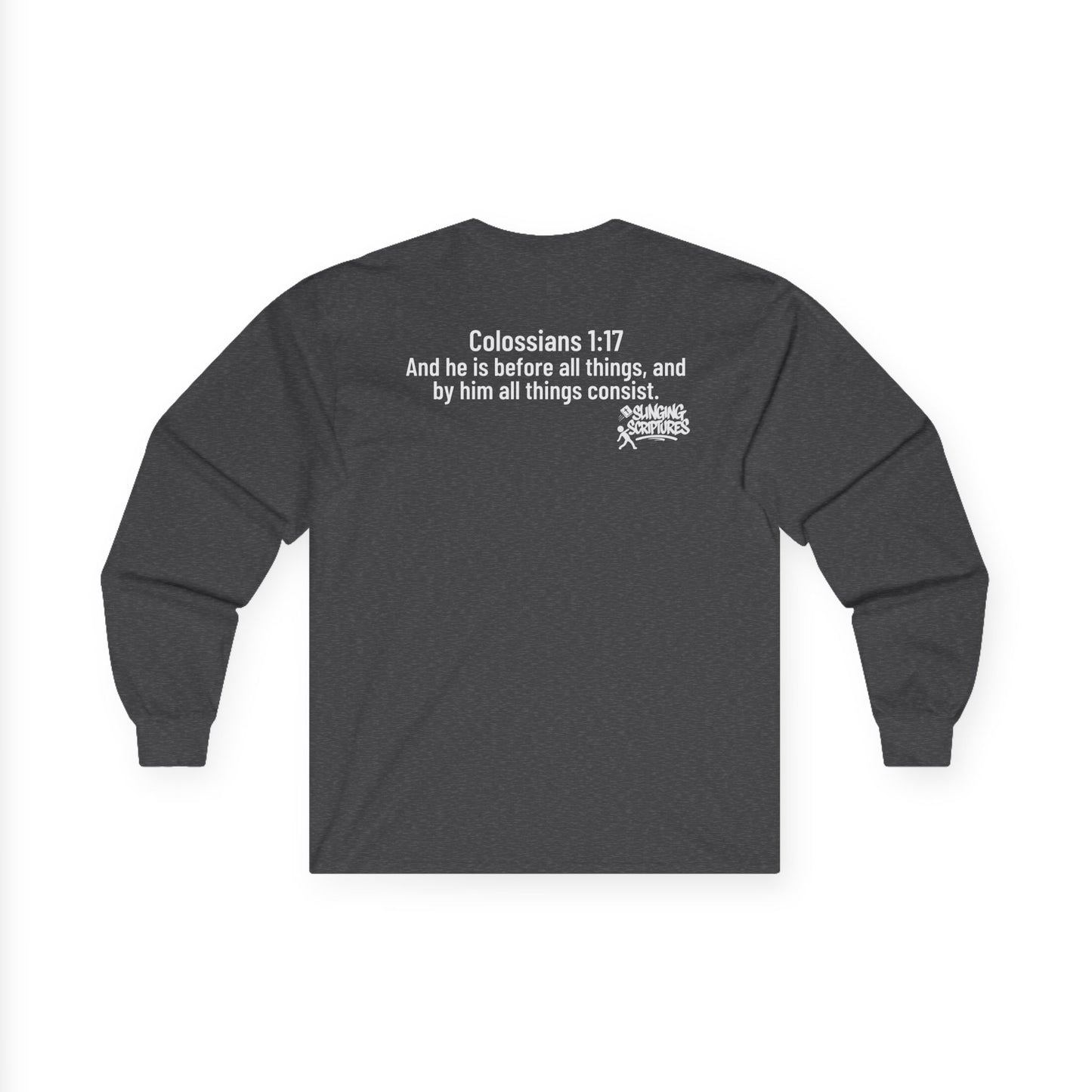 GOAT — God Over All Things | Colossians 1:17 Long Sleeve Unisex Christian T-Shirt