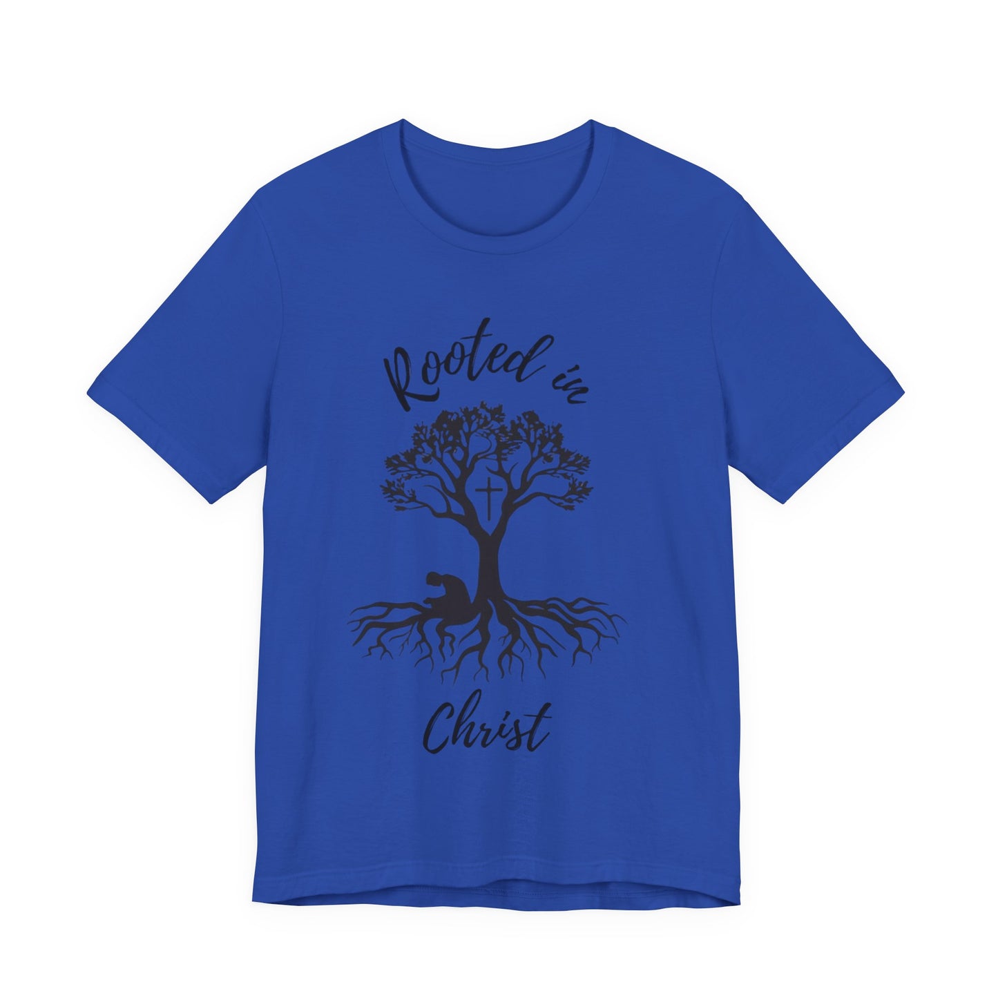 Rooted in Christ Tee | Colossians 2:6-7 Scripture Shirt | Christian Faith T-Shirt
