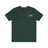 Patriotic Graphic Tee-Hold Fast — Hebrews 10:23 | Unisex Jersey Short Sleeve Christian T-Shirt