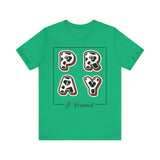 Pray It Forward Tee — Romans 12:12 | Unisex Christian Jersey T-Shirt | Inspirational Prayer Shirt | Faith-Based Apparel