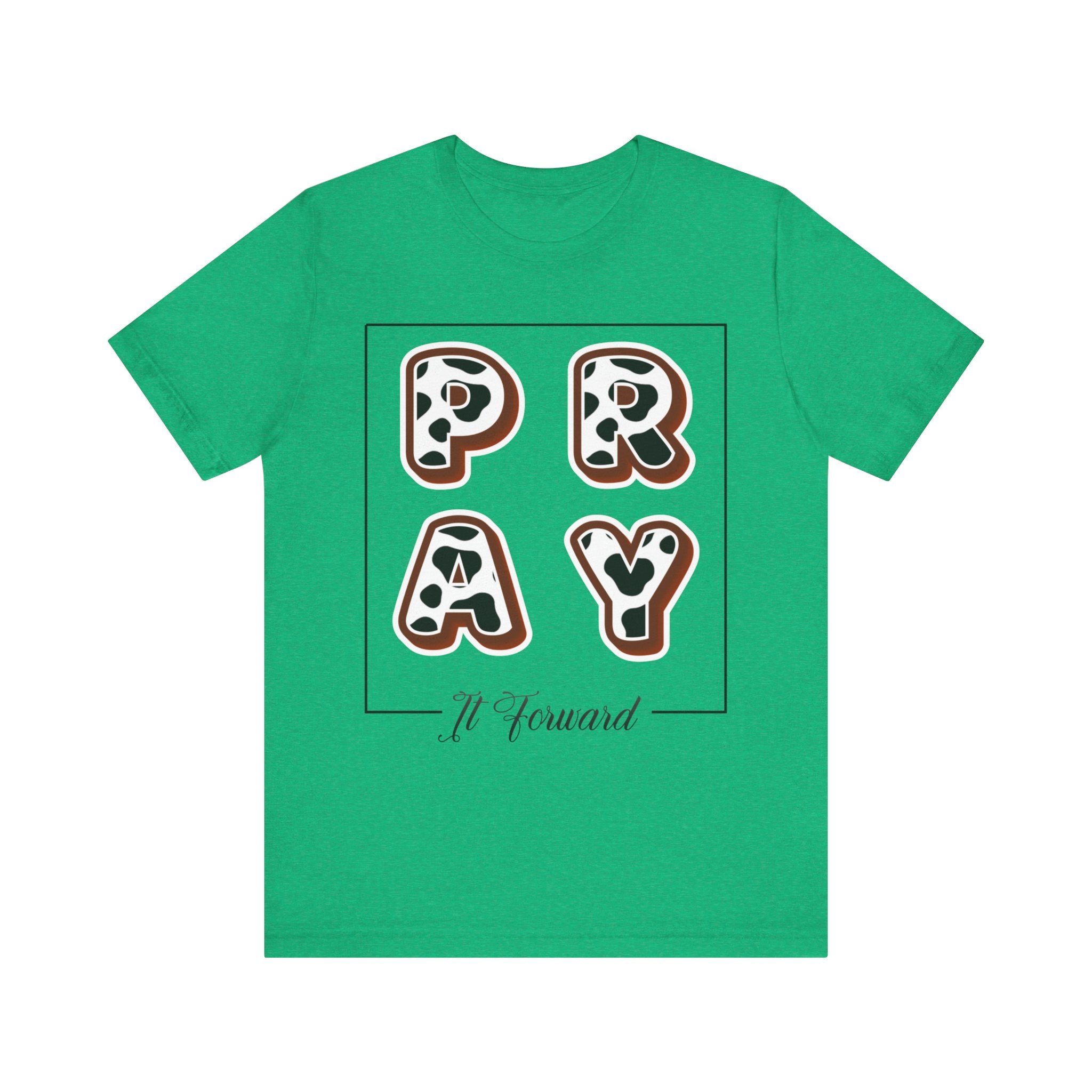 Pray It Forward Tee — Romans 12:12 | Unisex Christian Jersey T-Shirt | Inspirational Prayer Shirt | Faith-Based Apparel