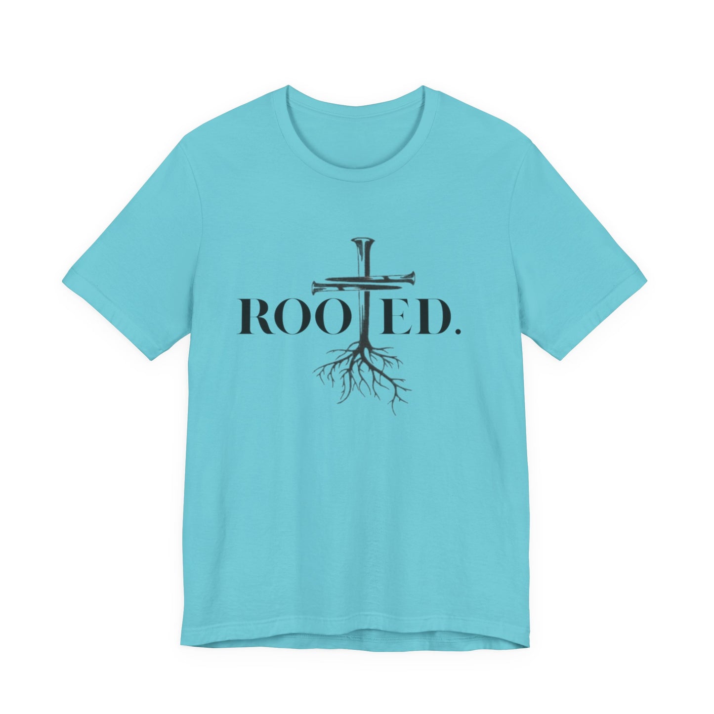 Rooted in Christ | Colossians 2:6-7 Scripture Tee | Unisex Christian T-Shirt
