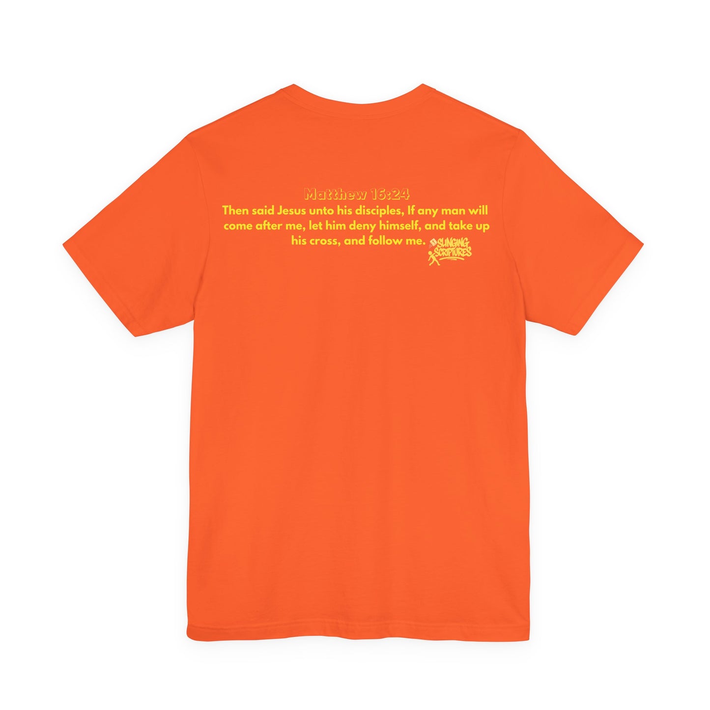 Cross Training — Matthew 16:24 | Unisex Jersey Short Sleeve Christian T-Shirt