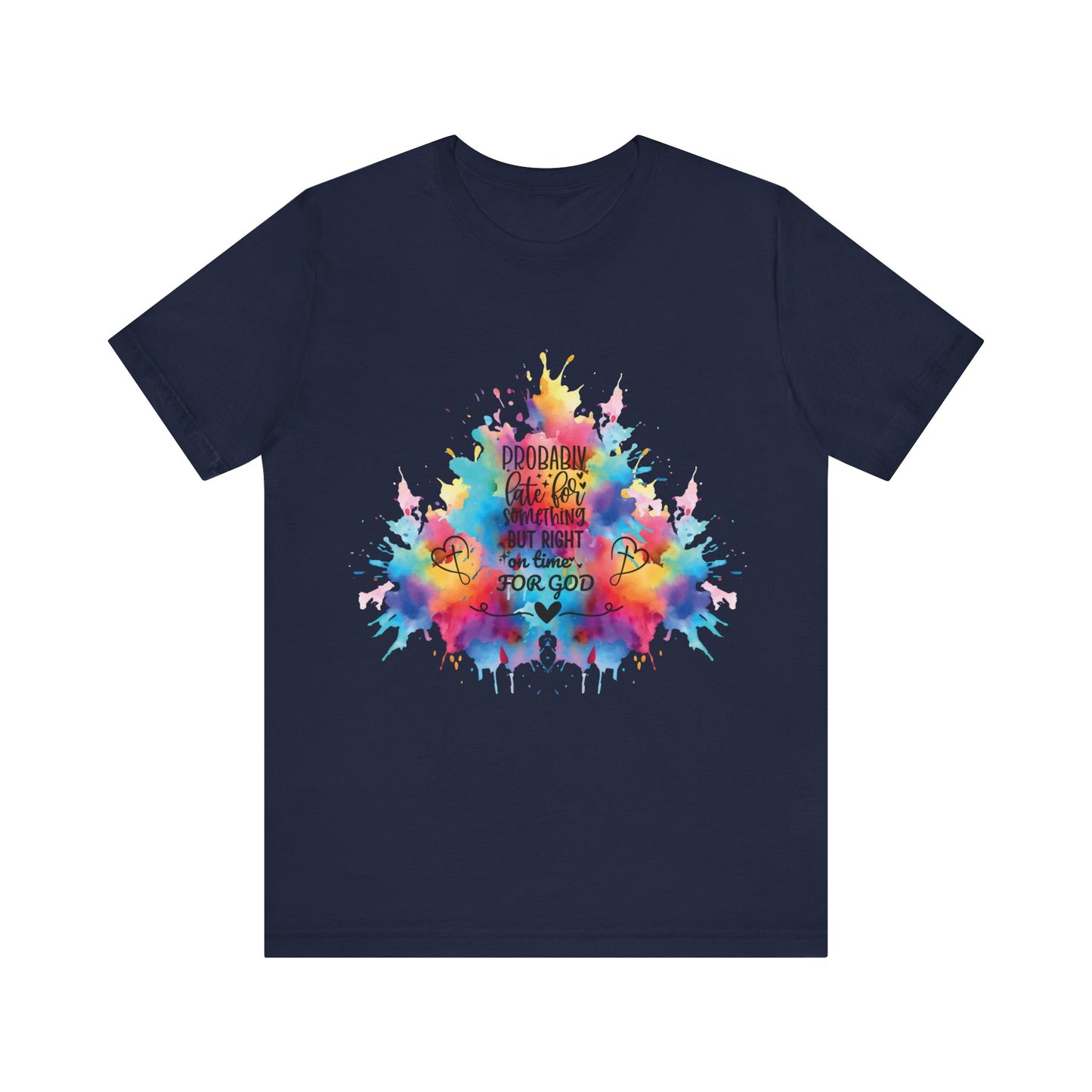 Ecclesiastes 3:1 T-Shirt – Unisex Jersey Short Sleeve Tee with Color Splash Artwork, Inspirational Bible Verse