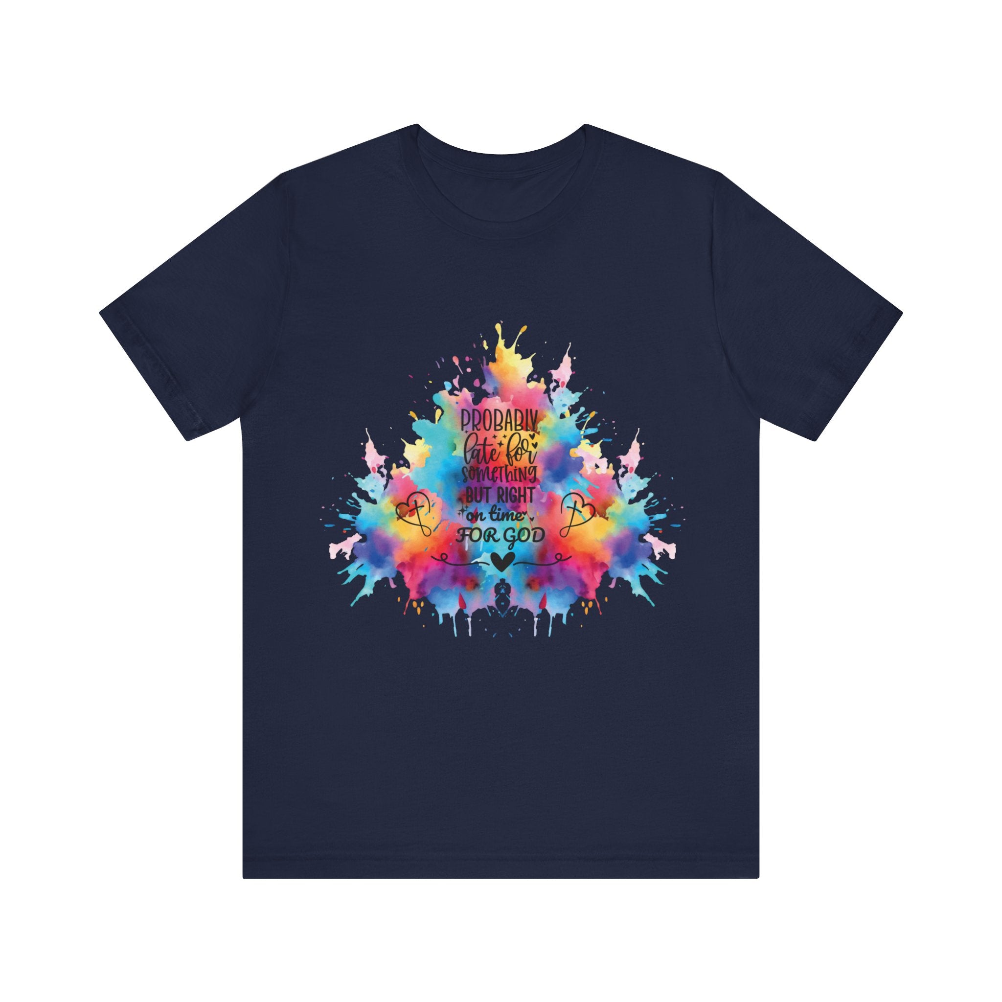 Ecclesiastes 3:1 T-Shirt – Unisex Jersey Short Sleeve Tee with Color Splash Artwork, Inspirational Bible Verse