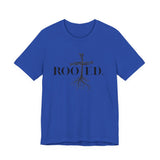 Rooted in Christ | Colossians 2:6-7 Scripture Tee | Unisex Christian T-Shirt