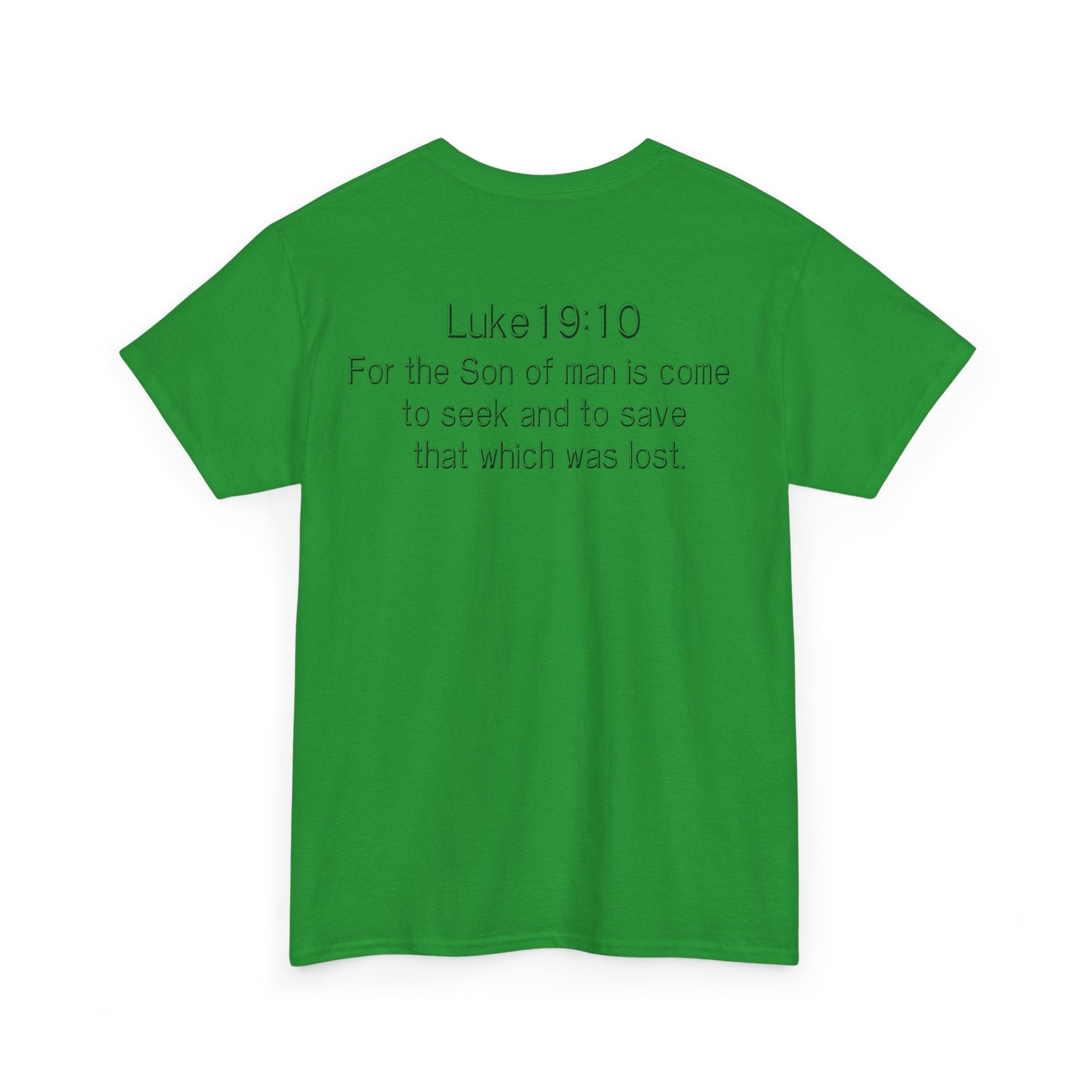 Luke 19:10 “Pick Jesus” Christian T-Shirt | Unisex Heavy Cotton Faith & Worship Tee