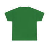 back Solid green unisex Christmas t-shirt for Slinging Scriptures apparel.