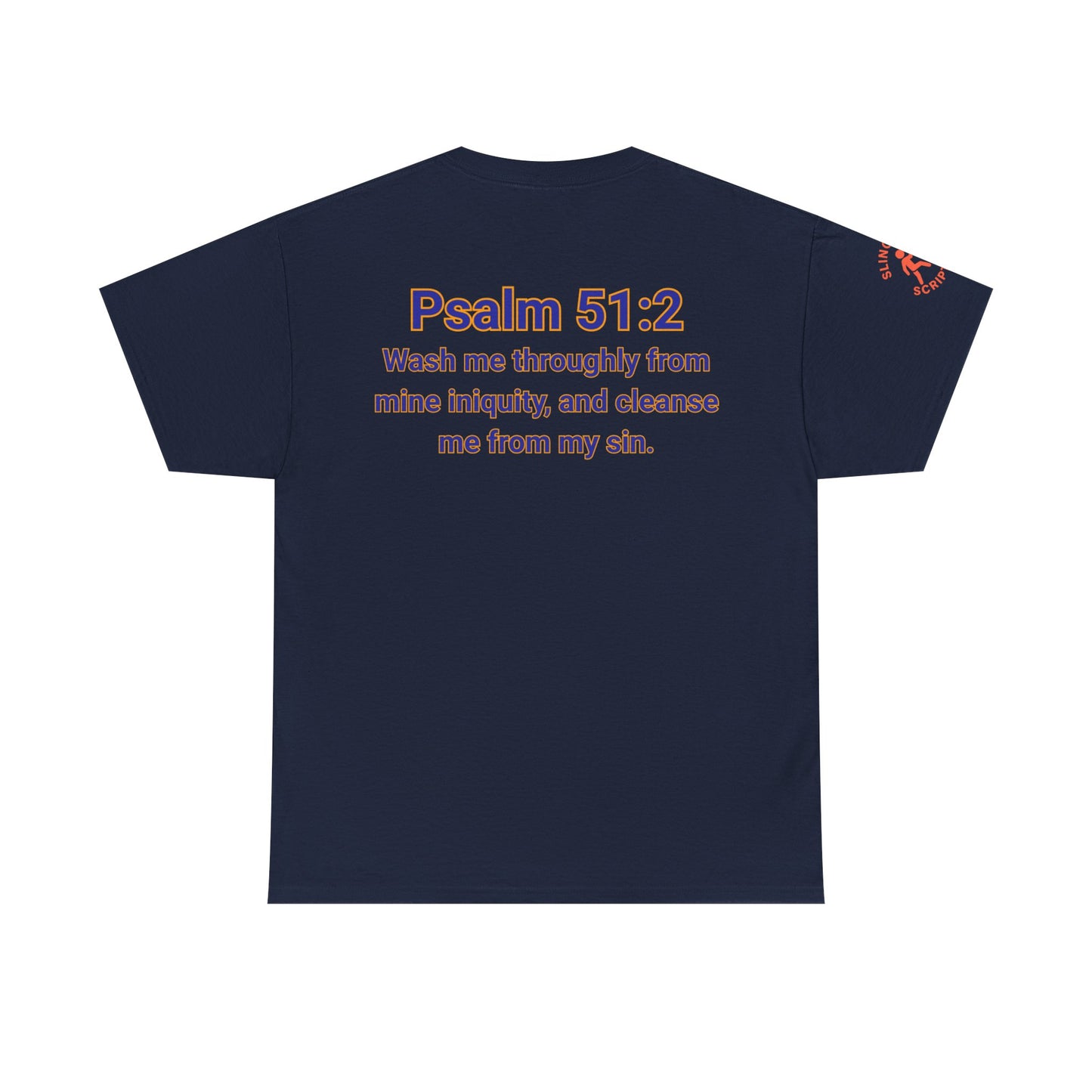 Jesus Gets Sin Out Tee | Psalm 51:2 | Unisex Heavy Cotton Christian Shirt