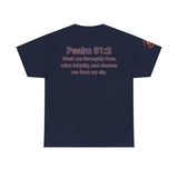 Jesus Gets Sin Out Tee | Psalm 51:2 | Unisex Heavy Cotton Christian Shirt