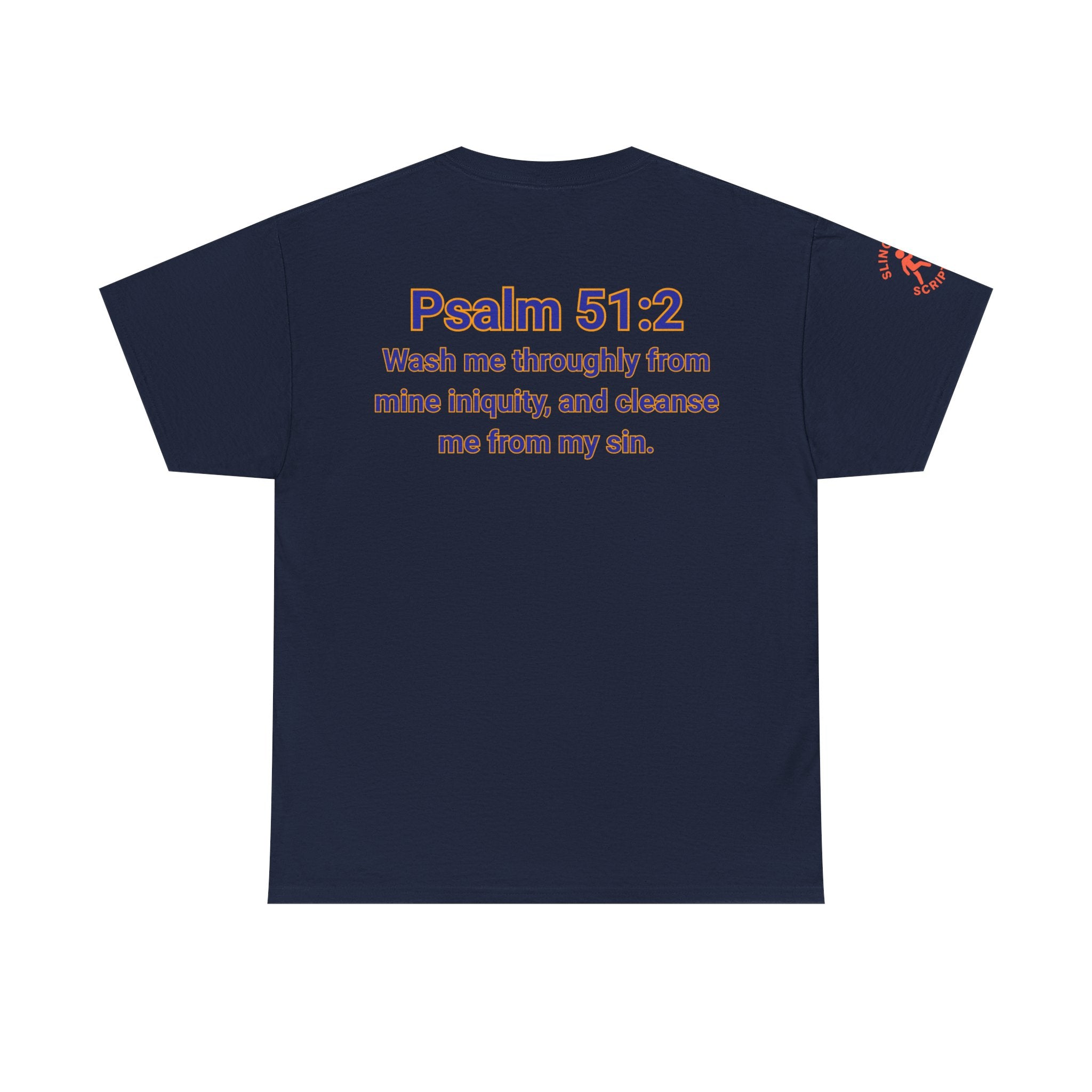Jesus Gets Sin Out Tee | Psalm 51:2 | Unisex Heavy Cotton Christian Shirt