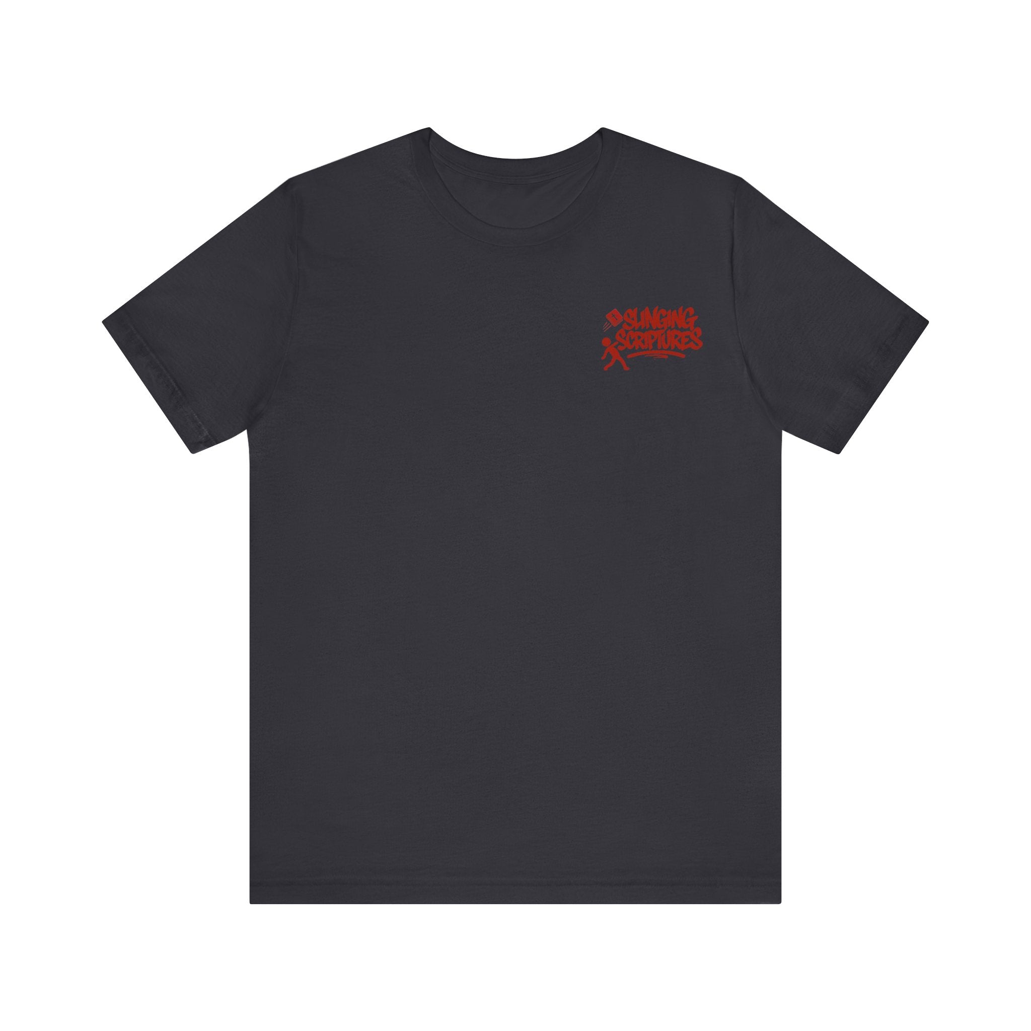 The Tongue Is a Fire — Matthew 12:36-37 Tee | Unisex Jersey Short Sleeve Christian T-Shirt