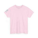 Rejoice & Be Glad — Psalm 118:24 Pop-Color Back Print | Unisex Heavy Cotton Christian T-Shirt