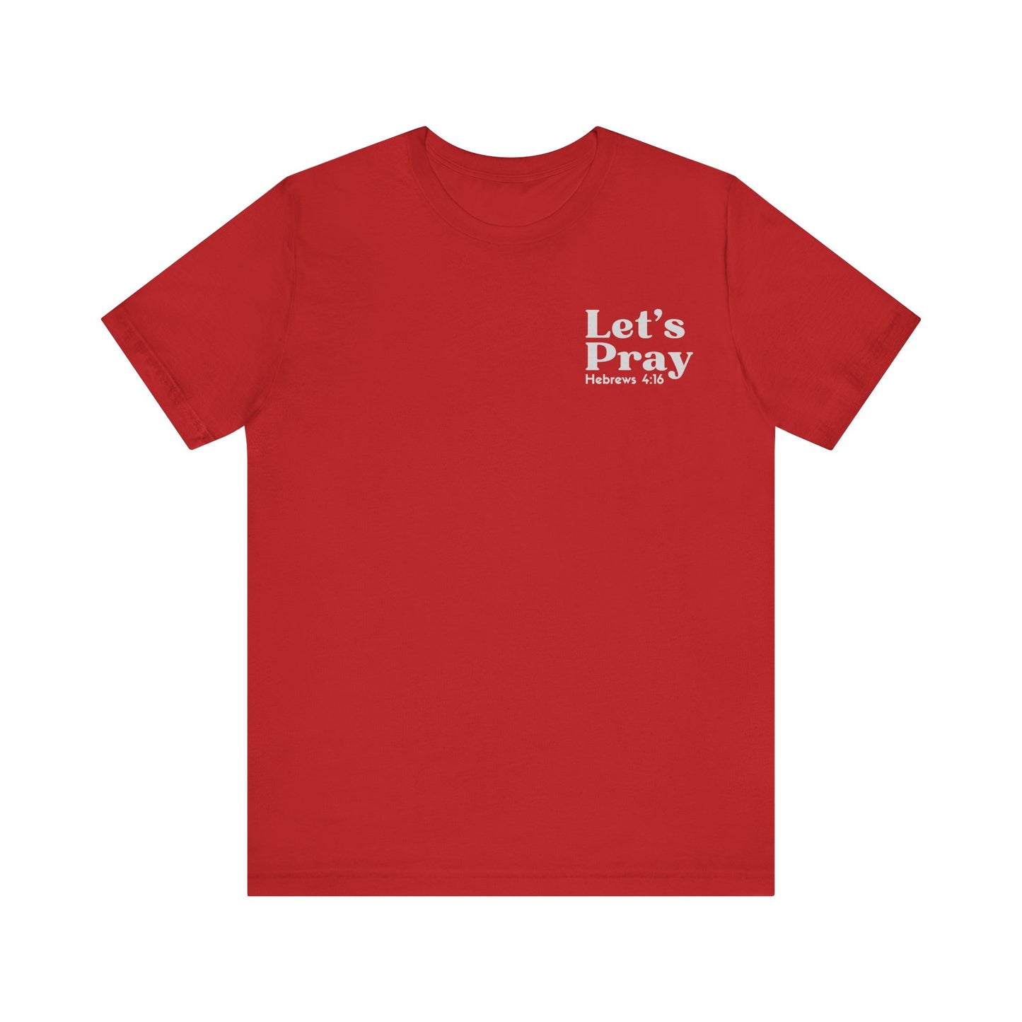 Need Prayer? Tap My Shoulder | Hebrews 4:16 Christian Outreach Jersey T-Shirt
