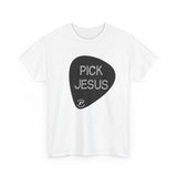 Luke 19:10 “Pick Jesus” Christian T-Shirt | Unisex Heavy Cotton Faith & Worship Tee