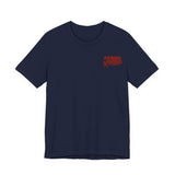 The Tongue Is a Fire — Matthew 12:36-37 Tee | Unisex Jersey Short Sleeve Christian T-Shirt
