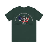 Patriotic Graphic Tee-Hold Fast — Hebrews 10:23 | Unisex Jersey Short Sleeve Christian T-Shirt