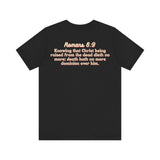 Jesus the Ultimate Deadlifter Tee — Romans 6:9 | Unisex Jersey Short Sleeve Christian T-Shirt