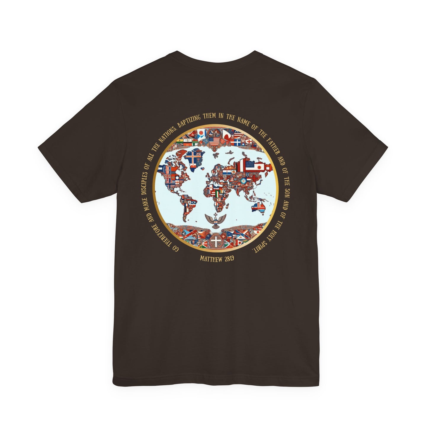 Go and Make Disciples Tee – Matthew 28:19, Unisex, Jersey Short Sleeve, Christian Travel Fashion”