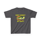 Don’t Worry, Be Happy Kids Tee | Philippians 4:6-7 Scripture Shirt