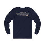 Deny Me — Matthew 10:33 | Minimalist Christian Long Sleeve Tee