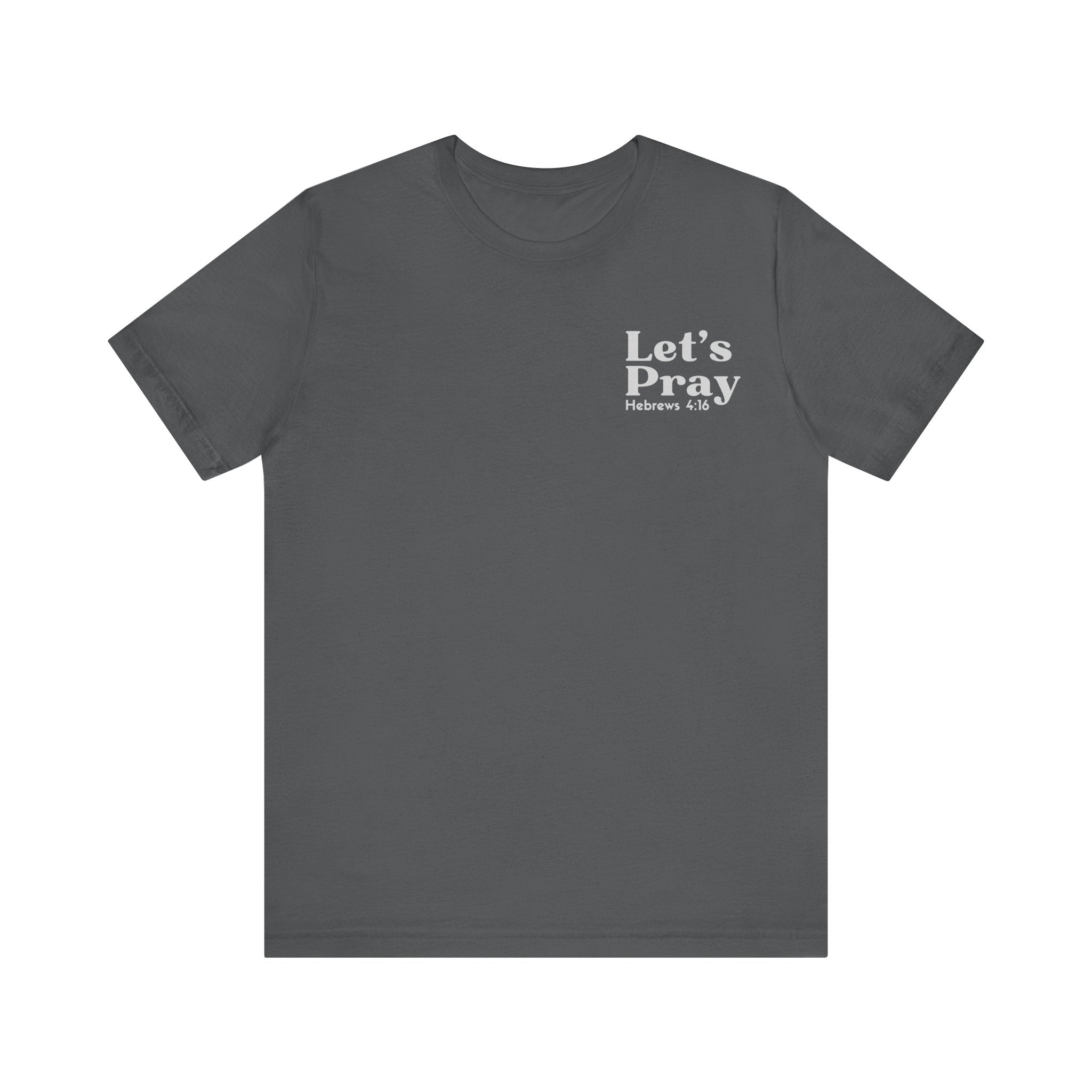 Need Prayer? Tap My Shoulder | Hebrews 4:16 Christian Outreach Jersey T-Shirt